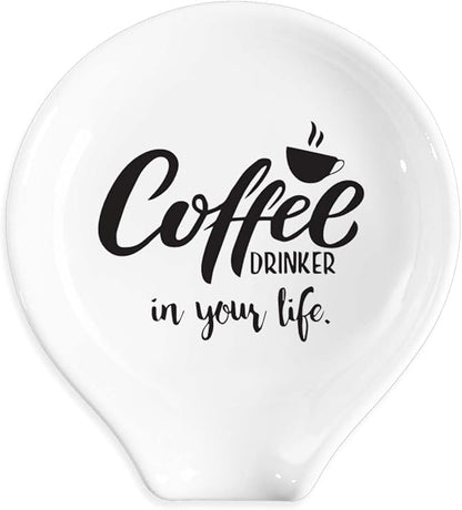 Funny Coffee Spoon Holder-Coffee Spoon Rest-Cafe Bar Station Accessories-Coffee by Unknown