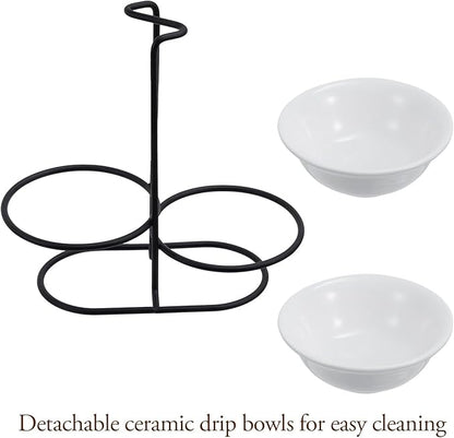 MyGift Countertop Ceramic Spoon Rest - Image 2
