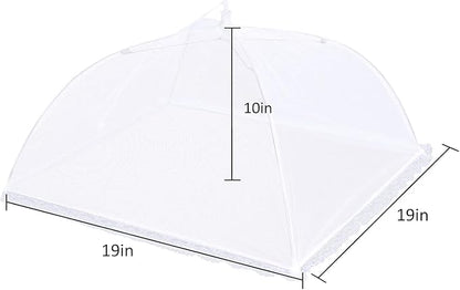 3 Pack Mesh Food Covers 19 inch, Large and Tall Food Covers, Pop-Up Mesh Food - Image 2