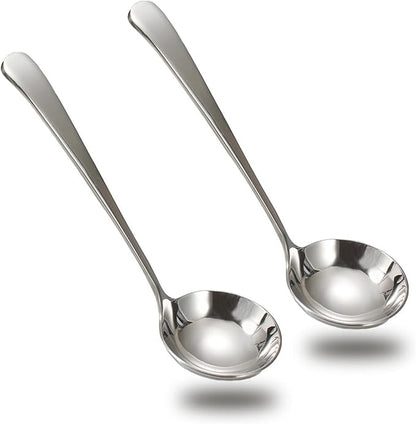 Asanta 2 PCS Small Soup Ladle, 7.7 Inch Sauce ladle, Durable 304 Stainless by Asanta