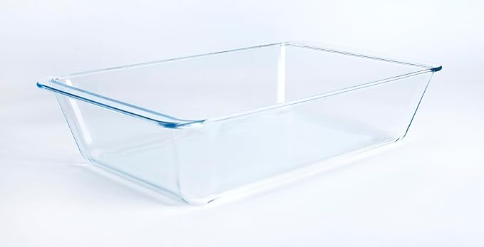 Deep Clear Glass Baking Dish, Rectangular Tempered Glass Baking Pan, The - Image 6