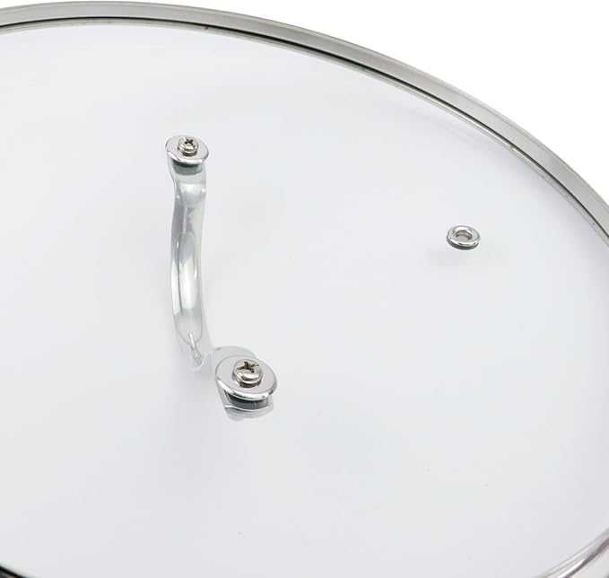 Antrader Tempered Glass Lid, 10.5Inch Cookware Glass Replacement Lid - Image 5