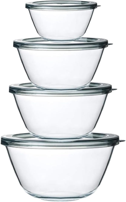 M MCIRCO Glass Mixing Bowls by MMCIRCO