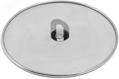 304 tainless Steel Splatter Screen Pan Lid by zmgmsmhendlessefforts