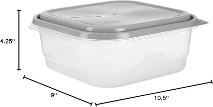 GoodCook EveryWare Extra Large Square Food Storage Container, 2 Pack, BPA Free - Image 9