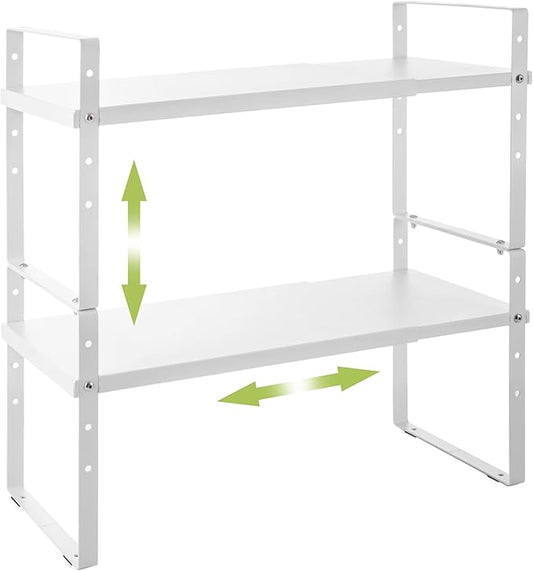 Across-Star Expandable Cabinet Shelf Organizer Rack, Stackable Kitchen Counter by Acorss-Star