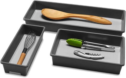madesmart 3 Bin Drawer Organizer Set, Office & Bathroom, Organizer - Image 5