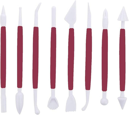 ScivoKaval Marshmallow Fondant Cake Decorating Hand Tool 12 Pcs 5 Sets - Image 2