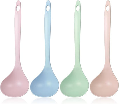 4Pcs Small Soup Spoon PP Ladle Spoon Cooking and Serving Spoons Soup Ladle by Unknown