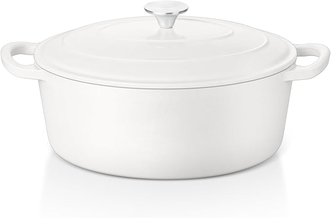 E-far 5QT Oval Dutch Oven Pot by E-far