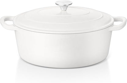 E-far 5QT Oval Dutch Oven Pot by E-far