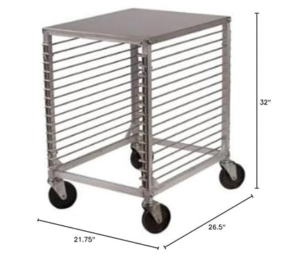 Winco 15-Tier Aluminum Sheet Pan Rack - Image 4