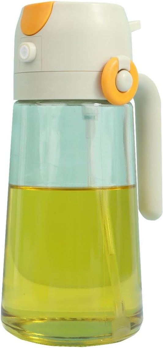 2 In 1 Oil Dispenser And Oil Sprayer, 16 Oz/470 Ml Oil Dispenser by Unknown