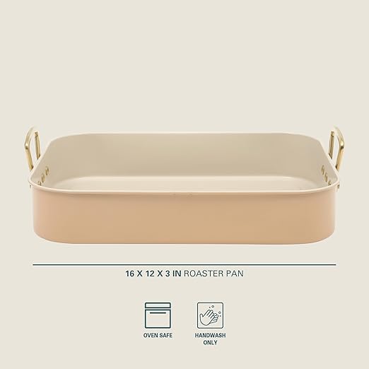 Gibson Home Broxton 2-Piece Nonstick Roaster Pan - Image 2