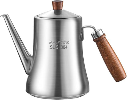 18/8 Stainless Steel Olive Oil Dispenser 1000ml/33.8oz Drip-Free Pouring Oil by MAXCOOK