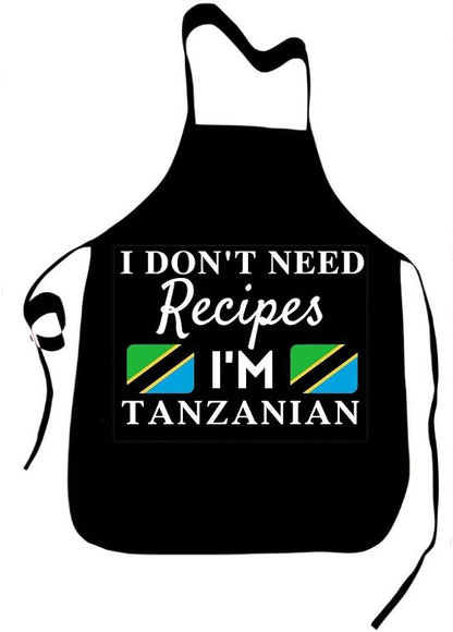 I Don't Need Recipes Novelty Chef Kitchen BBQ Apron Barber Chef Bib BBQ Kitchen by FaceYee