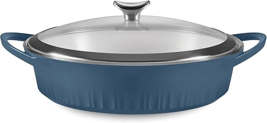 CorningWare QuickHeat 4-QT Cast Aluminum Braiser by CorningWare