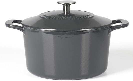 Martha Stewart Gatwick 4 Quart Enamel Cast Iron Dutch Oven by MarthaStewart