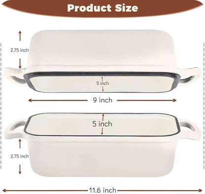 Cast Iron Bread Loaf Pan with Lid, Loaf Pans - Image 3