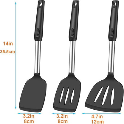 KLAQQED Spatula Set Silicone Heat Resistant - Image 7