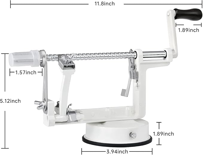 Apple Peeler Corer, 5 In 1 Apple Peeler Slicer Corer - Image 2