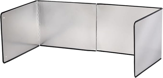 Silver Stainless Steel Large 4 Sided Splatter Guard by LTSEAME