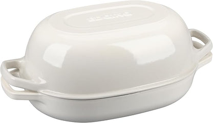 EDGING CASTING Enameled Cast Iron Oval Dutch Oven Pot - Image 7