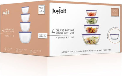 JoyJolt Very Peri 8pc Glass Mixing Bowls - Image 7
