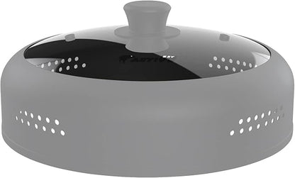 Microwave Cover for Food, Silicone and Glass Splatter Guard Lid for - Image 8