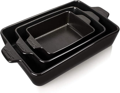 Sweejar Ceramic Bakeware Set, Rectangular Baking Dish by Sweejarco1949