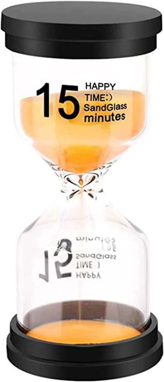 Sand Timer, Sand Timers Colorful 15 Minutes Sandglass Timer by Monsin