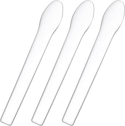 Pndeyo 3pcs Mini Stainless Steel Makeup Spatula, Skincare Scoop Applicator by Pndeyo