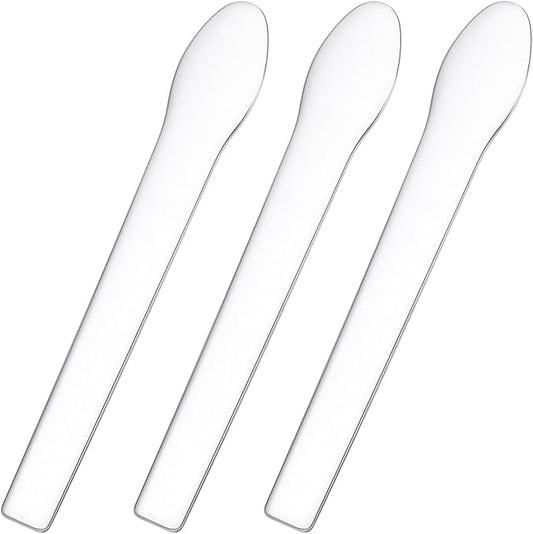 Pndeyo 3pcs Mini Stainless Steel Makeup Spatula, Skincare Scoop Applicator by Pndeyo