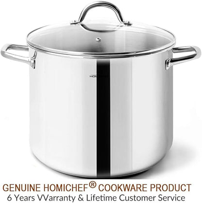 HOMICHEF 10 Quart Stock Pot - Image 7