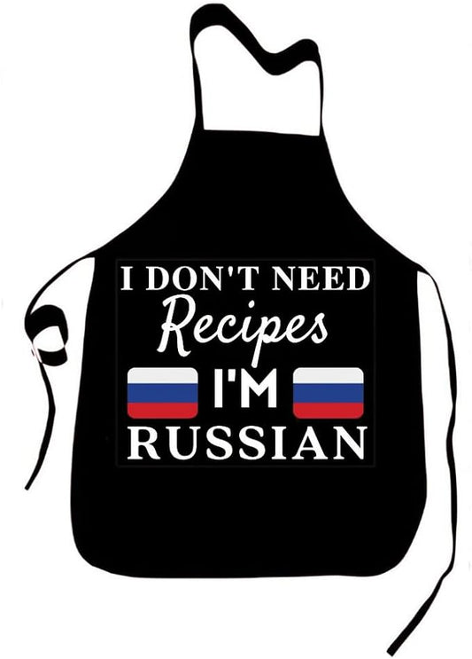 I Don't Need Recipes Novelty Chef Kitchen BBQ Apron Barber Chef Bib BBQ Kitchen by FaceYee