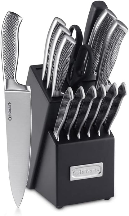 CUISINART Block Knife Set, Lightweight, Stainless Steel, Durable & Dishwasher by Cuisinart