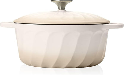 6 QT Enameled Cast Iron Dutch Oven by NSIRONS