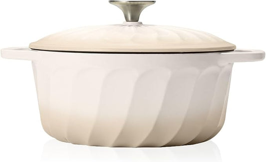 6 QT Enameled Cast Iron Dutch Oven by NSIRONS