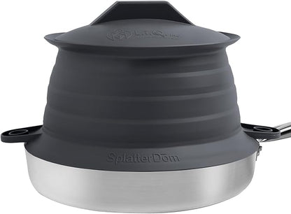 L.I.Q Silicone Splatter Guard – Fits 8 and 10 Inch Pots – Microwave Safe and by LIQInc
