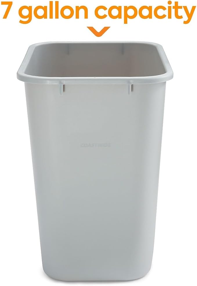 COASTWIDE Professional™ Indoor Trash Can Without Lid, 7 Gallon - Image 3