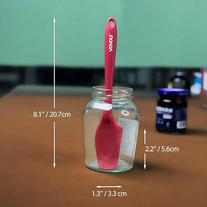Silicone Mini Spatulas, Curved Small Spatula - Image 2