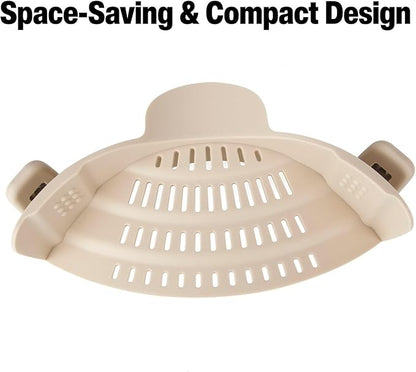 Silicone Pot Strainer, Emptycolor Adjustable Clip On Strainer - Image 6