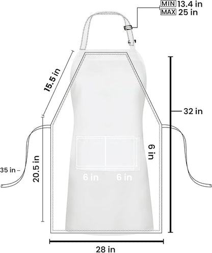 Utopia Kitchen 10 Pack Bib Apron Adjustable - Image 2