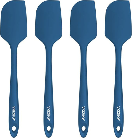 4 Pcs Silicone Spatula Set, 11.4 In, 600°F Heat Resistant Rubber Spatulas by Unknown