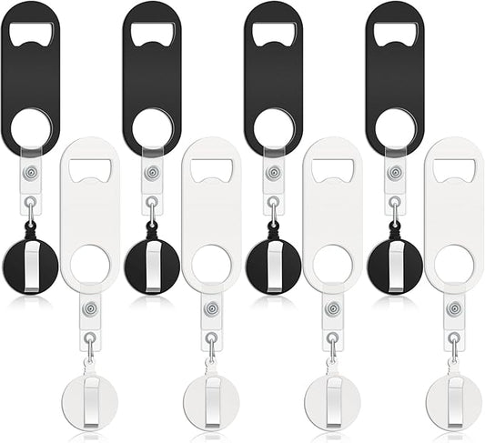 Honoson 8 Pieces Retractable Bottle Opener Bartender Flat Beer Opener by Honoson