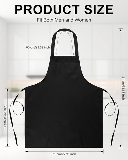 Foaincore 36 Pack Bib Aprons Bulk Plain Aprons - Image 2