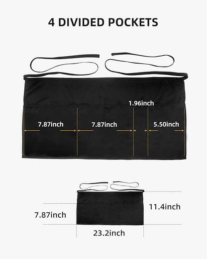 Xeoxarel Aprons with 4 Pockets 23.5'' X 11.5'' - Image 6