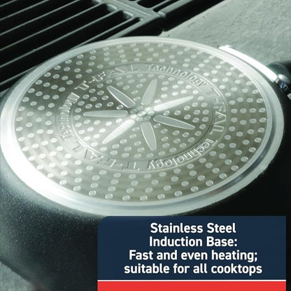 T-Fal Experience Non Stick Fry Pan Set 3 Piece, 12 Inch Induction Oven Broiler - Image 5