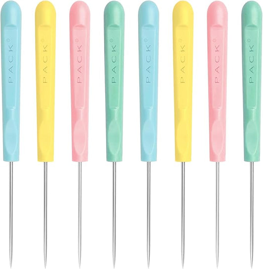 8Pcs 5.2 Inches Sugar Stir Needle, Cookie Scribe Needles Cake Decorating Needle by IAXSEE