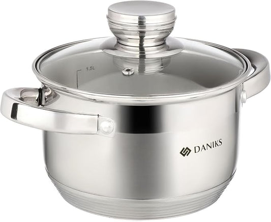 Daniks Standard 2 Quart Stainless Steel Stock Pot by Daniks